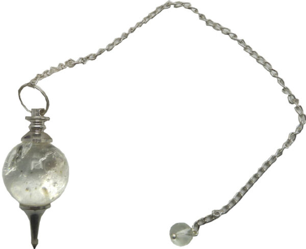 Pendule sphère cristal quartz