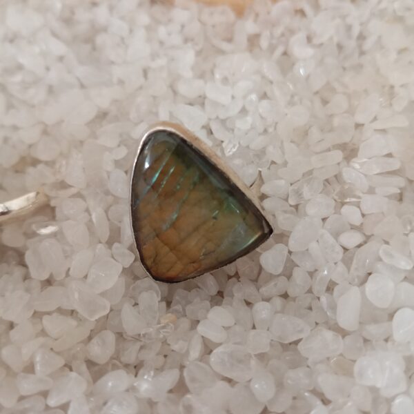 Labradorite Bague bain d' Argent – Image 3
