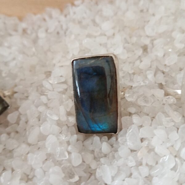 Labradorite Bague bain d' Argent – Image 4