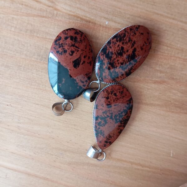 Obsidienne acajou pendentif