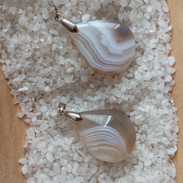 Agate Botswana Pendentif